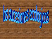 las sucesiones ecologicas