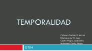 TEMPORALIDAD