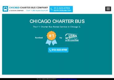 Chicago Charter Bus Company