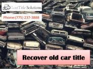 Recover old car title