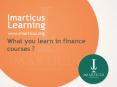 What you learn in finance courses ? PowerPoint PPT Presentation