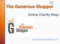 Charity Shopping Portals PowerPoint PPT Presentation