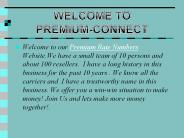 Premium-Connect - International Premium Rate Numbers