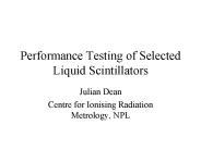 Performance Testing of Selected Liquid Scintillators