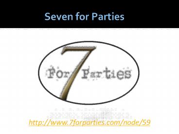 Dallas Design District Weddings - Seven for Parties