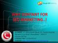 SEO MARKETING PowerPoint PPT Presentation