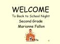 To Back to School Night PowerPoint PPT Presentation