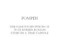 Pompeii PowerPoint PPT Presentation