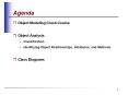 Object Modeling Crash Course PowerPoint PPT Presentation