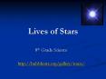 Lives of Stars PowerPoint PPT Presentation