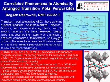 Bogdan Dabrowski, DMR-0302617