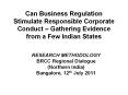 Can Business Regulation Stimulate Responsible Corporate Conduct  PowerPoint PPT Presentation