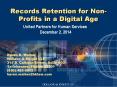 Records Retention for Non-Profits in a Digital Age PowerPoint PPT Presentation