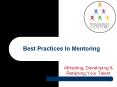 Best Practices In Mentoring PowerPoint PPT Presentation