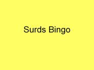 Surds%20Bingo