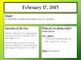 February 17, 2015 PowerPoint PPT Presentation