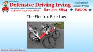 The Electric Bike Law