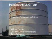 Painting An LNG Tank