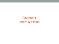 Chapter 4 Islam PowerPoint PPT Presentation