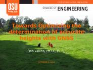 Towards Optimizing the determination of accurate heights with GNSS