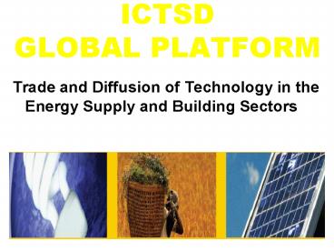 ICTSD GLOBAL PLATFORM