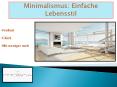 Minimalismus: Einfache Lebensstil PowerPoint PPT Presentation
