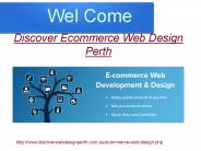 Discover Web Design Ecommerce for Perth