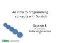 An intro to programming    concepts with Scratch PowerPoint PPT Presentation