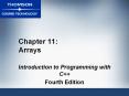 Chapter 11: Arrays PowerPoint PPT Presentation