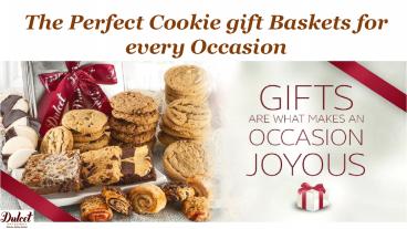 The perfect cookie gift baskets