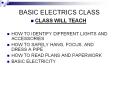 BASIC%20ELECTRICS%20CLASS PowerPoint PPT Presentation