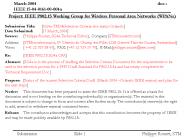 Slide 1                         Philippe Rouzet, STM