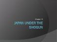 Japan under the shogun PowerPoint PPT Presentation
