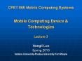 CPET 565 Mobile Computing Systems PowerPoint PPT Presentation