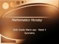 Mathematics Monday PowerPoint PPT Presentation