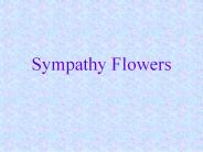 Sympathy Flowers