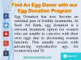 Find An Egg Donor with our Egg Donation Program PowerPoint PPT Presentation