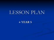 LESSON PLAN