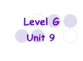 Level G PowerPoint PPT Presentation