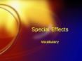 Special Effects PowerPoint PPT Presentation