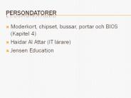 Persondatorer