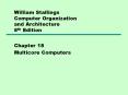 William Stallings Computer Organization and Architecture 8th Edition PowerPoint PPT Presentation