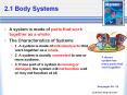 2.1 Body Systems PowerPoint PPT Presentation