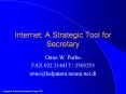 Internet: A Strategic Tool for Secretary PowerPoint PPT Presentation