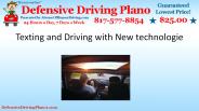 Texting and Driving with New technologies
