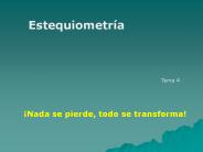 Estequiometr