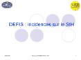 DEFIS : incidences sur le SIH PowerPoint PPT Presentation