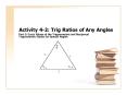 Activity 4-2: Trig Ratios of Any Angles PowerPoint PPT Presentation