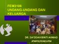 FEM3106 UNDANG-UNDANG DAN KELUARGA PowerPoint PPT Presentation