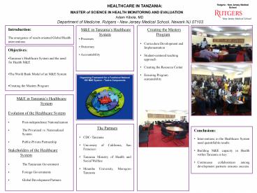 The emergence of result-oriented Global Health interventions